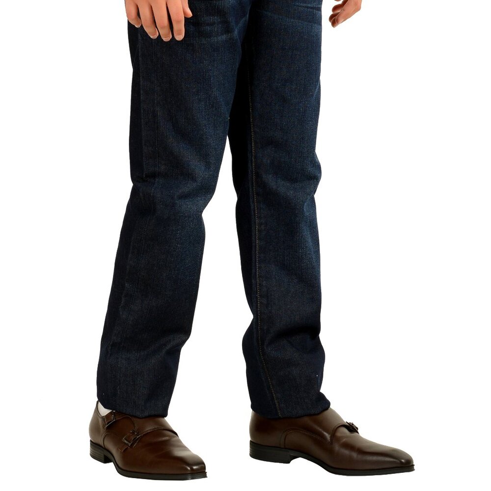 Scuderia Ferrari Men's 5 Pockets Blue Wash Straight Leg Jeans US 30 IT 46 - Picture 2 of 6